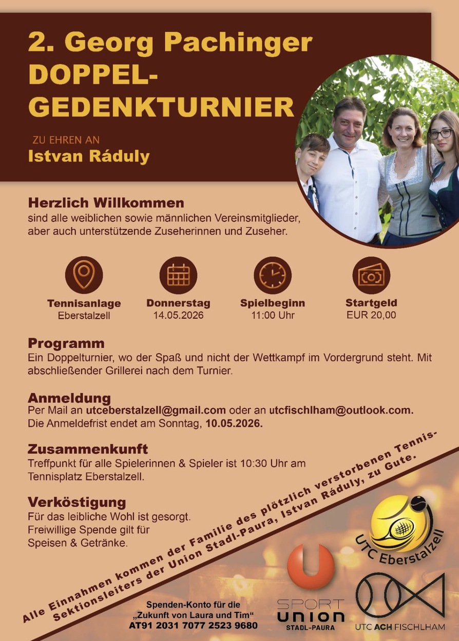 2. Georg Pachinger Doppel- Gedenktunier