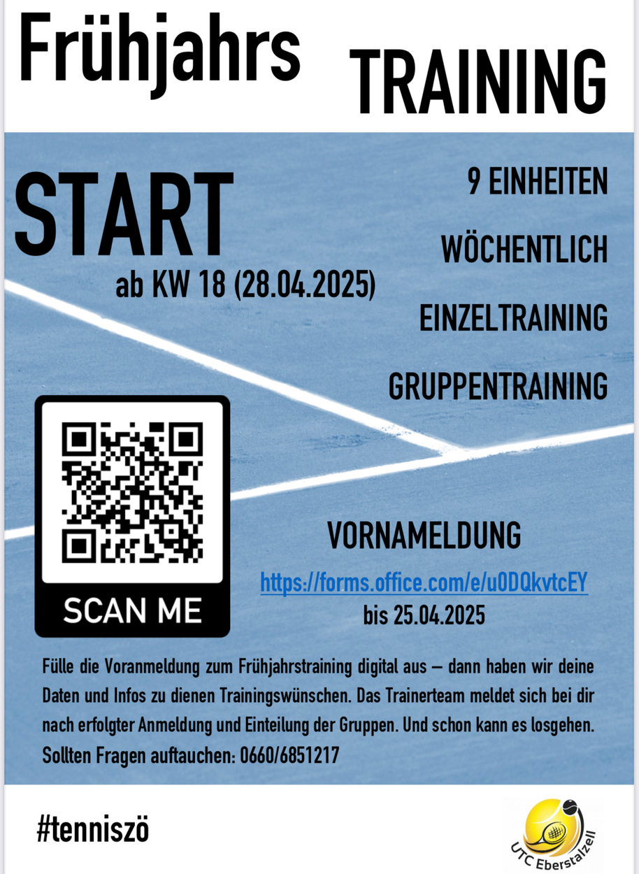 Training Frühjahr